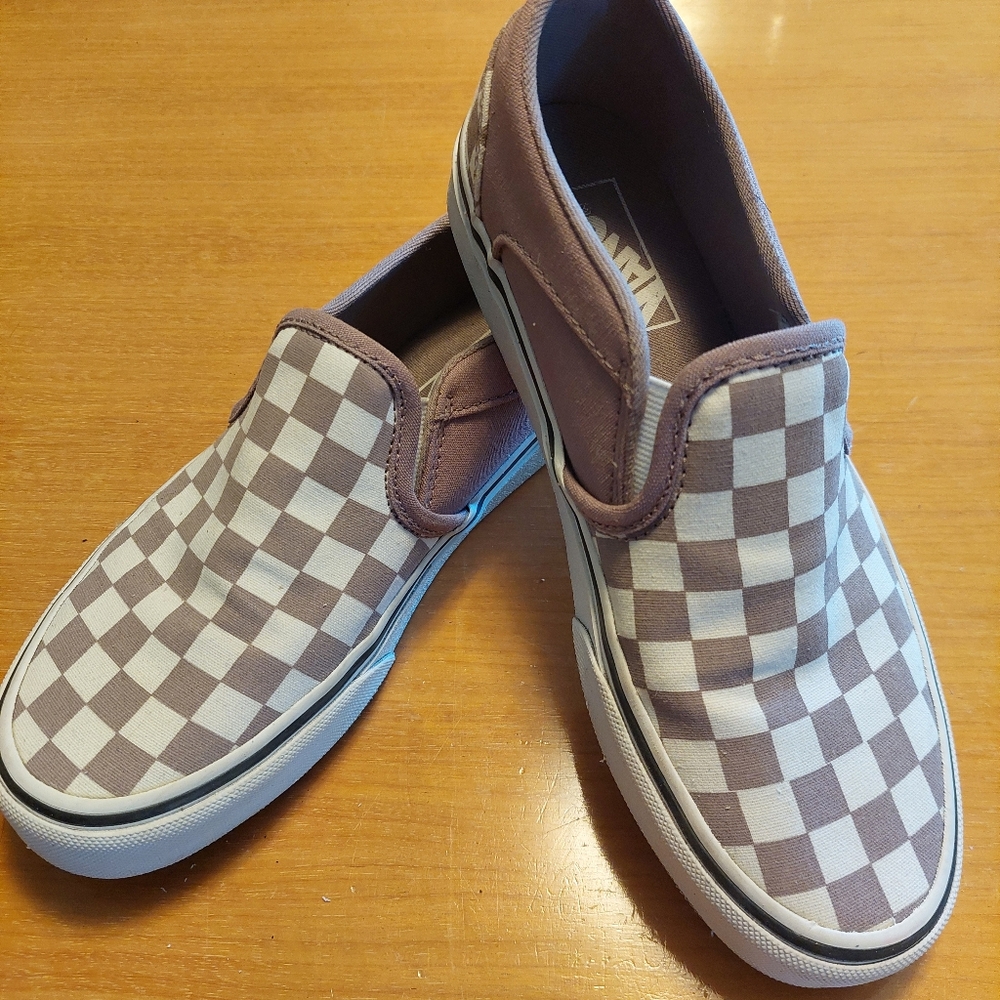 VANS Smokey Purple Asher Slip-on size 7 NWOB